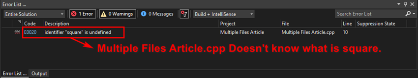 How To Use Multiple Code Files In C++ For Beginners